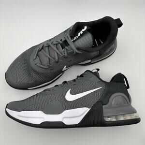 Men's Nike Air Max Alpha Trainer 5 Grey White Sneaker size 10.5